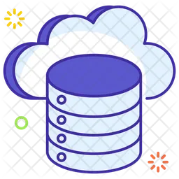 Cloud database  Icon