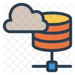 Cloud database  Icon