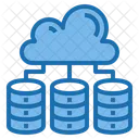 Cloud Database Big Data Blockchain Icon