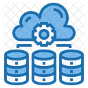 Database Cloud System Online Icon