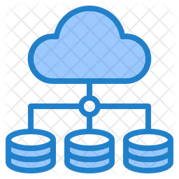 Cloud Database  Icon