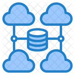 Cloud Database  Icon