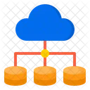 Cloud Database Database Share Icon