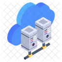 Cloud Data Cloud Database Cloud Data Servers Icon