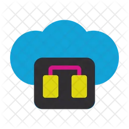 Cloud Database  Icon