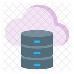 Cloud Database  Icon