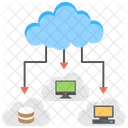 Cloud Database Icon