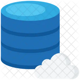 Cloud Database  Icon