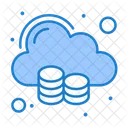 Cloud Database Cloud Server Cloud Data Icon