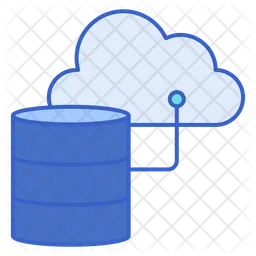 Cloud Database  Icon