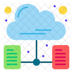 Cloud Database  Icon