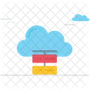 Cloud Database Server Cloud Cloud Storage Icon