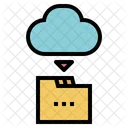 Cloud Database Multimedia Icon