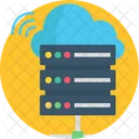 Cloud Database Cloud Data Icon