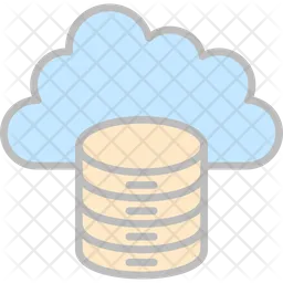 Cloud Database  Icon