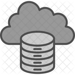 Cloud Database  Icon