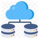 Cloud Database Cloud Connection Cloud Hosting Icon
