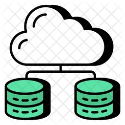 Cloud Database  Icon