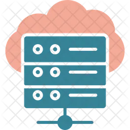 Cloud database  Icon