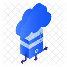 Cloud database  Icon