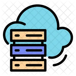 Cloud Database  Icon