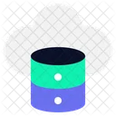 Cloud Database Technology Network Icon
