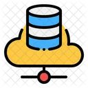 Cloud Database Data Cloud Icon
