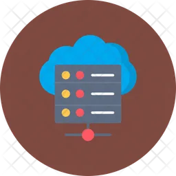 Cloud Database  Icon