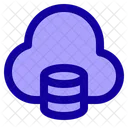 Cloud database  Icon