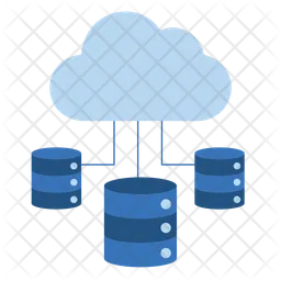 Cloud Database  Icon