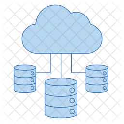 Cloud Database  Icon