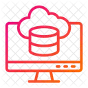 Cloud Database Server Database Icon