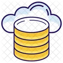 Cloud Database Cloud Data Cloud Storage Icon
