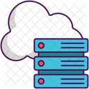 Cloud Database Cloud Storage Cloud Data Icon