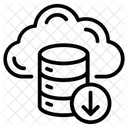 Cloud Database  Icon