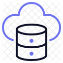 Cloud Database Technology Network Icon