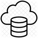 Cloud Database Cloud Storage Cloud Computing Icon