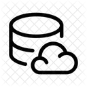 Cloud database  Icon