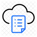 Cloud database  Icon