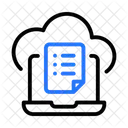 Cloud database  Icon