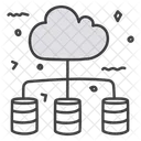 Cloud Database  Icon