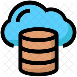 Cloud Database  Icon