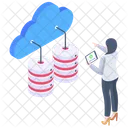 Cloud Database  Icon