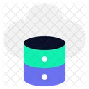 Cloud database  Icon
