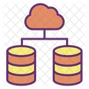 Icloud Link Cloud Server Network Cloud Computing Network Icon