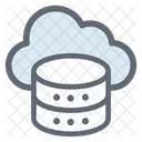 Cloud Database Storage  Icon
