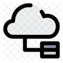 Cloud Database Tree  Icon