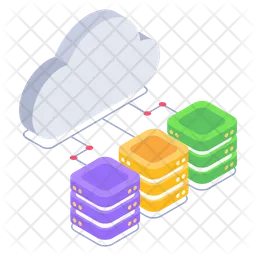 Cloud Databases  Icon