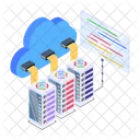 Cloud Hosting Cloud Databases Cloud Computing Icon