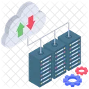 Cloud Datacenter Cloud Storage Cloud Computing Icon